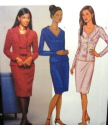 3253 EZ FIT BUTTON TOP, STRT SKIRT PATTERN 8-12,20-24
